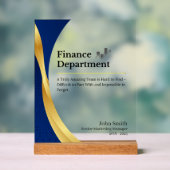 財パーソナライズされた務部 アクリルサイン (ニュートラル)