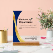 財パーソナライズされた務部 アクリルサイン (ウェディング)