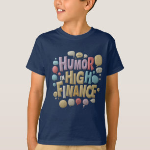財ユーモアのある務 Tシャツ