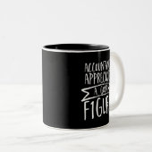 財務おもしろい会計事務所ユーモア ツートーンマグカップ (正面右)