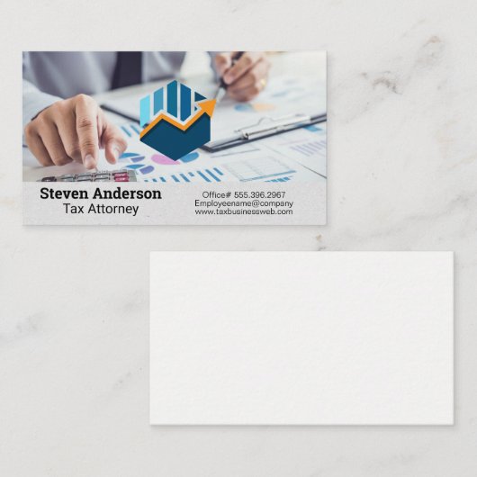 財務に関する会計士 名刺 (正面/裏面)