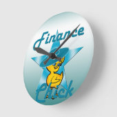 財務のチェック#7 ラウンド壁時計 (傾斜)