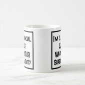 財務アドバイザーすごいの人材。コーヒーマグ コーヒーマグカップ (中央)