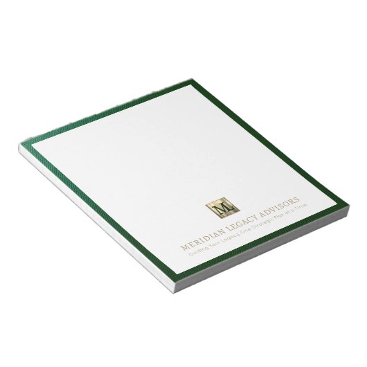 財務エレガントメモ帳 ノートパッド (アングル)