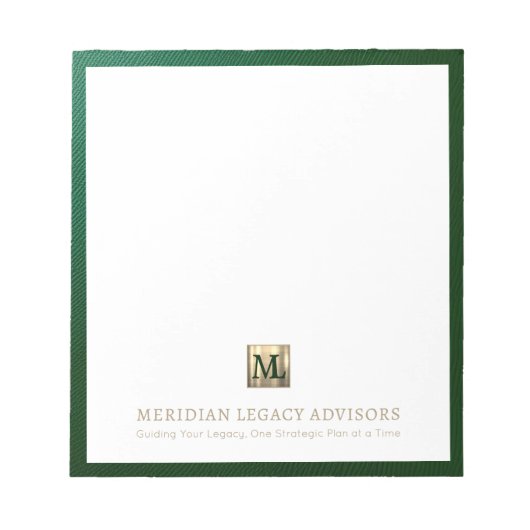 財務エレガントメモ帳 ノートパッド (正面)