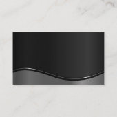 財務グラフバーグラフ |メタル波 名刺 (裏面)