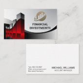 財務グラフロゴ 名刺 (正面/裏面)