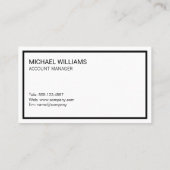 財務グラフロゴ | Bull Bear Marketアイコン 名刺 (裏面)