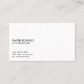 財務グラフ |コンサルティング 名刺 (裏面)