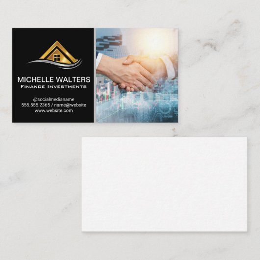 財務グラフ | プロパティ | 握手 名刺 (正面/裏面)
