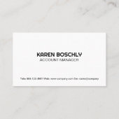 財務グラフ |株式と商品 名刺 (裏面)