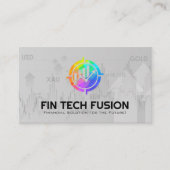 財務グラフ |株式と商品 名刺 (正面)