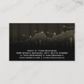 財務グラフ | 株式市場アナリスト 名刺 (裏面)