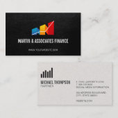 財務グラフ | 株式計算ツール 名刺 (正面/裏面)