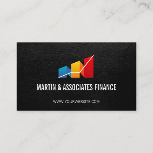 財務グラフ | 株式計算ツール 名刺 (正面)