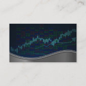 財務グラフ | QRコード名刺 名刺 (裏面)