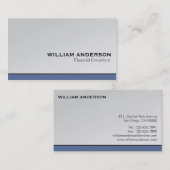 財務コンサルタント-名刺 名刺 (正面/裏面)