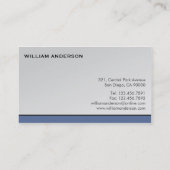 財務コンサルタント-名刺 名刺 (裏面)