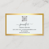 財務コンサルティングブローカー会計士ブファロベア 名刺 (裏面)