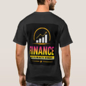 💰 財務チーム プロフェッショナルスタッフ 📊 Tシャツ (裏面)