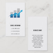 財務バーグラフ 名刺 (正面/裏面)