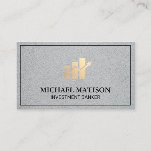 財務バーグラフ | 在庫分析 名刺 (正面)