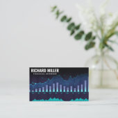 財務バーグラフ | 株式市場アナリスト 名刺 (スタンド正面)