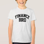 財務ブラオおもしろいファイナンス トライブレンドTシャツ (正面)