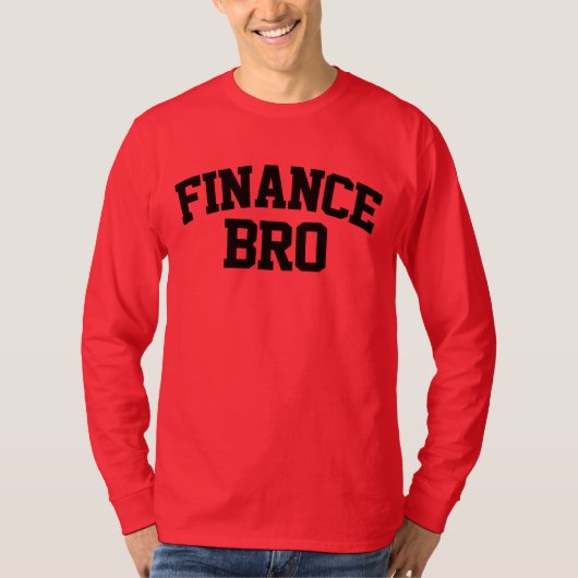 財務ブラオおもしろいファイナンス Tシャツ (正面)