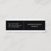 財務ロゴ スキニー名刺 (裏面)