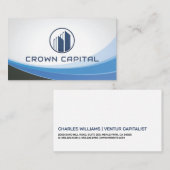 財務ロゴ 名刺 (正面/裏面)