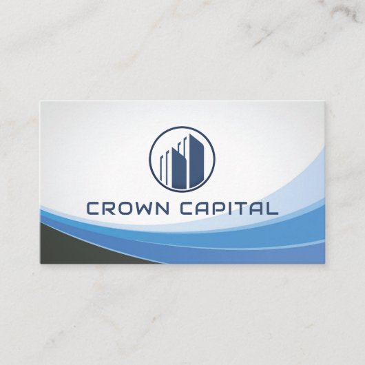 財務ロゴ 名刺 (正面)