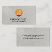 財務ロゴ 名刺 (正面/裏面)