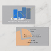 財務会計名刺 名刺 (正面/裏面)