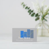 財務会計名刺 名刺 (スタンド正面)