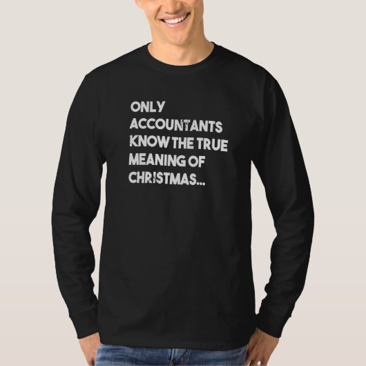 財務会計経過勘定計算機アナリストのChri Tシャツ (正面)