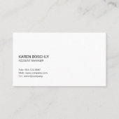 財務会計 |大理石 |投資 名刺 (裏面)