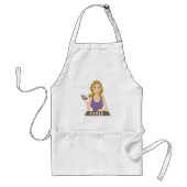 財務女性 スタンダードエプロン (正面)