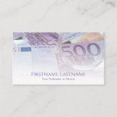 財務専門家の会計士の名刺 名刺 (正面)