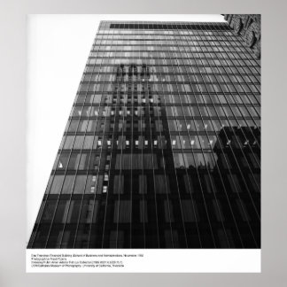 財務建物1966、by Ansel Adams ポスター