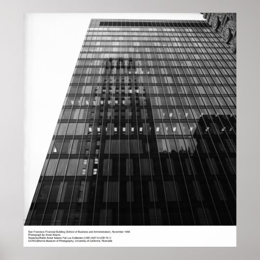財務建物1966、by Ansel Adams ポスター (正面)