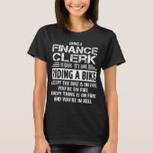 財務担当者 Tシャツ (正面)