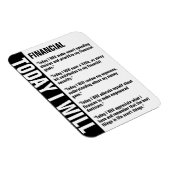 財務気にゴールのリマカスタマイズイ マグネット (右側)