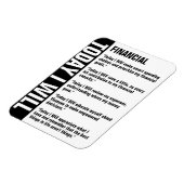 財務気にゴールのリマカスタマイズイ マグネット (左側)