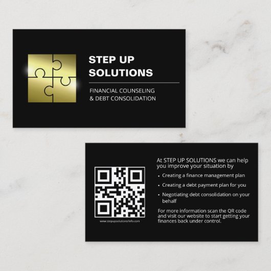 財務相談 名刺 (正面/裏面)