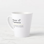 財務省コーヒーマグ カフェラテマグ (左アングル)
