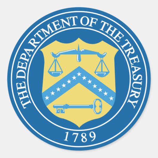 財務省 ラウンドシール (正面)