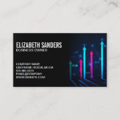 財務矢印 名刺 (正面)