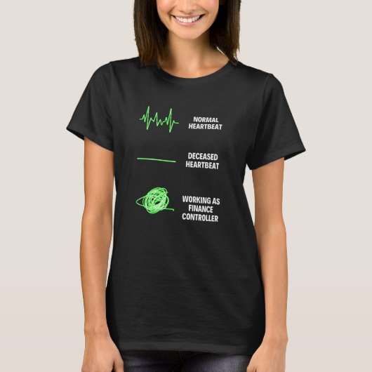 財務管理労働者ビジネス財務の仕事 Tシャツ (正面)