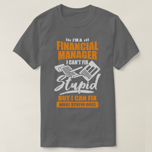 財務管理者のギフトである Tシャツ (デザイン正面)